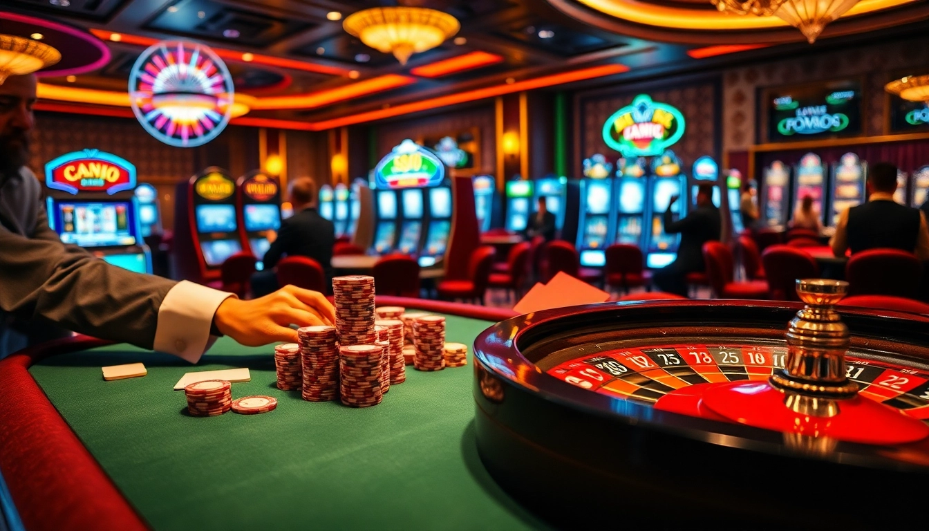 A thrilling card game at nhà cái s666 with poker chips stacked for a big win.