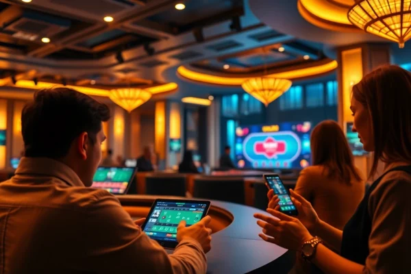 Exciting gaming scene at w88.nyc, showcasing online players engaging with Baccarat and Blackjack.