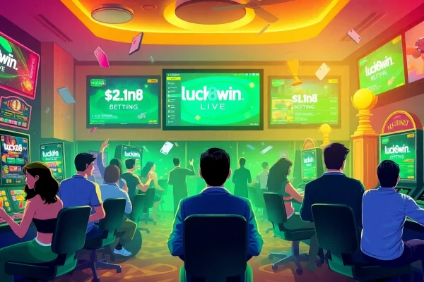 Dynamic online gambling experience at luck8win.live, showcasing players engaged in diverse games.
