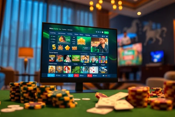 Engaging online gambling interface from tk88win.live showcasing exciting casino games.