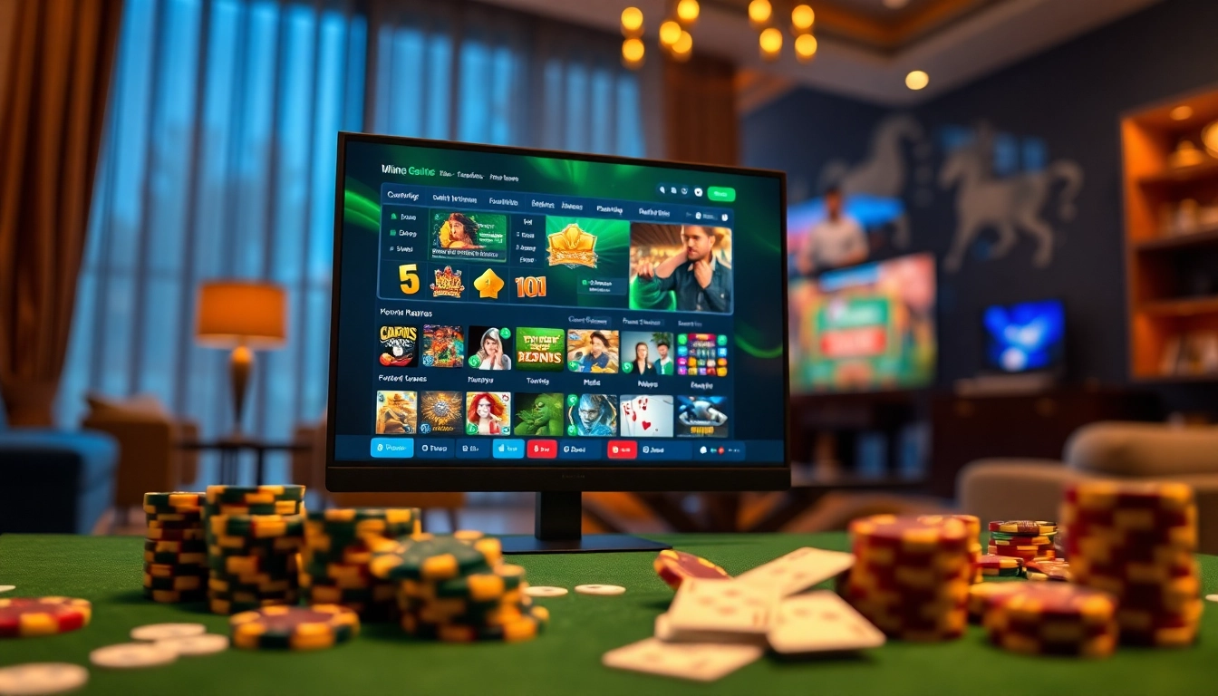 Engaging online gambling interface from tk88win.live showcasing exciting casino games.