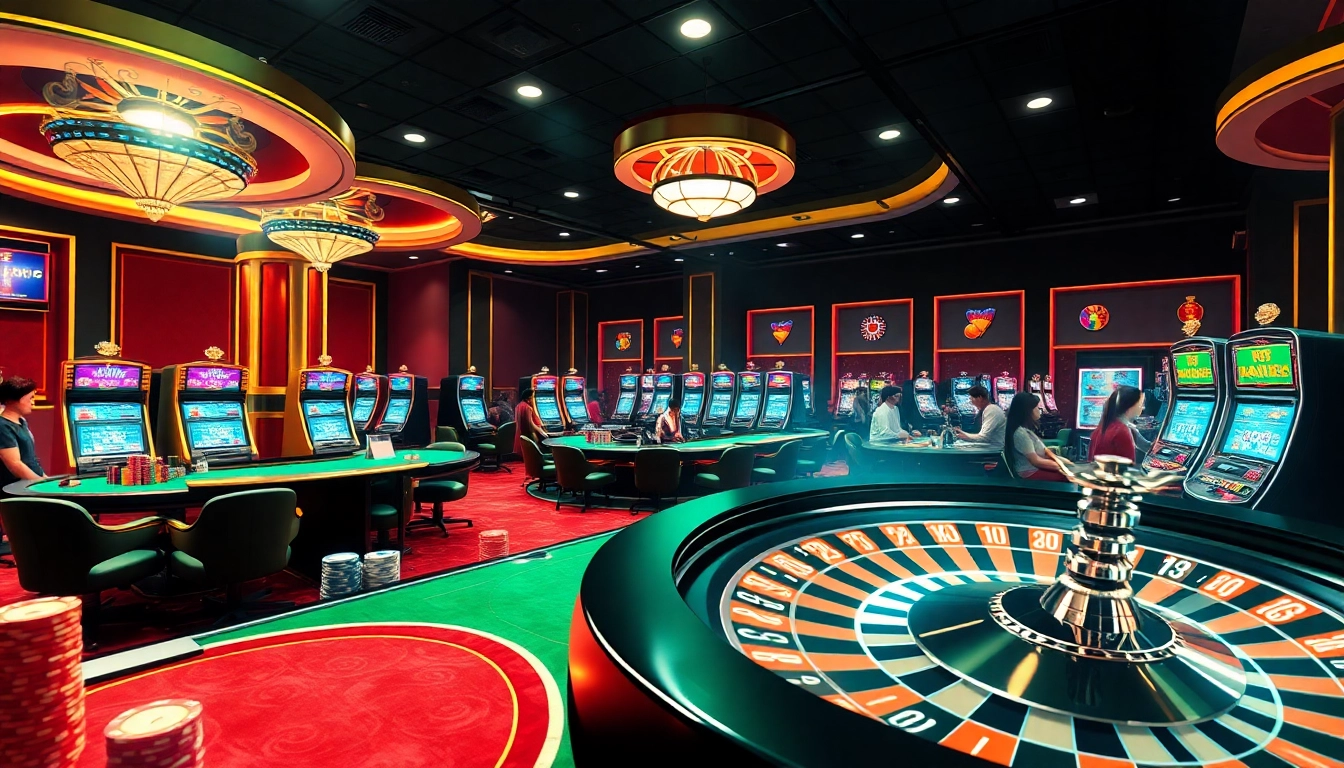 Engaging gambling scene at https://e2bet-games.org with casino tables and players enjoying games.